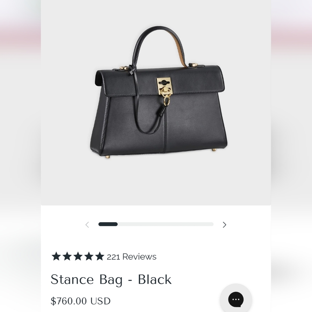 Cafuné Stance Bag NWOT sustainable Italian leather